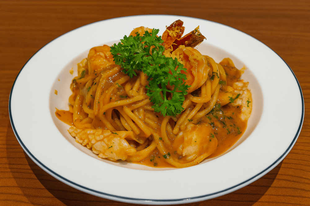 The visually stunning and delicious plates enhance the mood of meetings at Cucina Luca Italian Restaurant